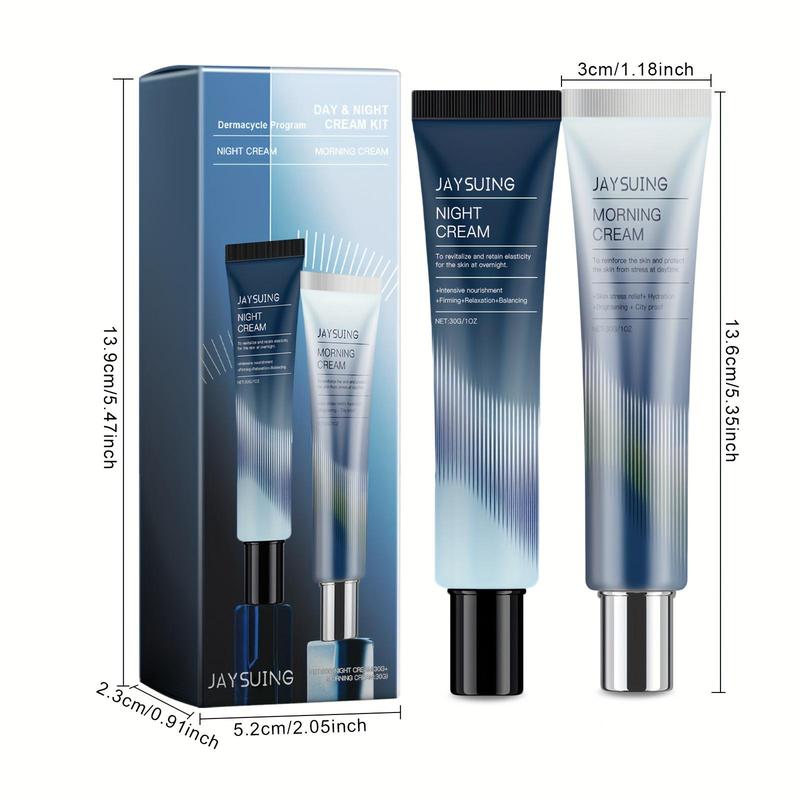 Day & Night Moisturizing Cream, 2 Counts set Hydrating Nourishing Skin Care Cream, Skin Care Product for Women & Men