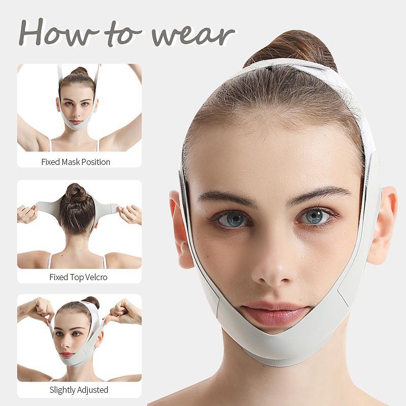 Face Lifting Bandage, Christmas V Line Facial Skin Lifting & Firming, for Double Chin for Women, Face Lift Tape, Skincare Tools, for Christmas Gift