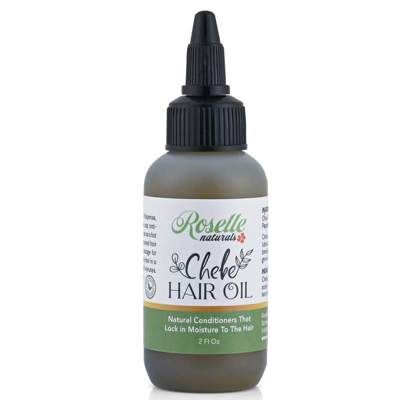 Chebe Hair Oil made with Chebe Powder from Chad - African Chebe Oil for Hair Growth, Itchy Scalp Relief - contains Castor, Olive and Peppermint Oils Haircare Blend Nourishing