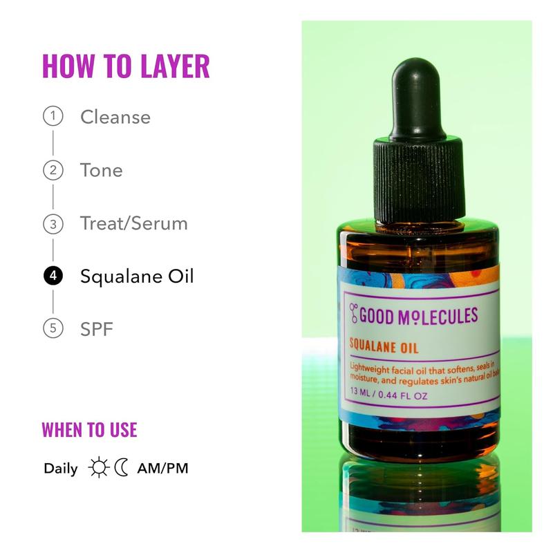 Squalane Oil - Moisturizer for Face, Skin, and Hair, Plumping, Firming, Anti-Aging - Skincare for Face to Hydrate and Calm the Skin