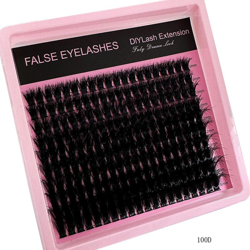 Mixed Length Eyelash Extensions, 200pcs box Individual False Eyelashes, Reusable Eyelash Extensions, Self Grafting Curl Eyelashes for Women & Girls, Christmas Gift