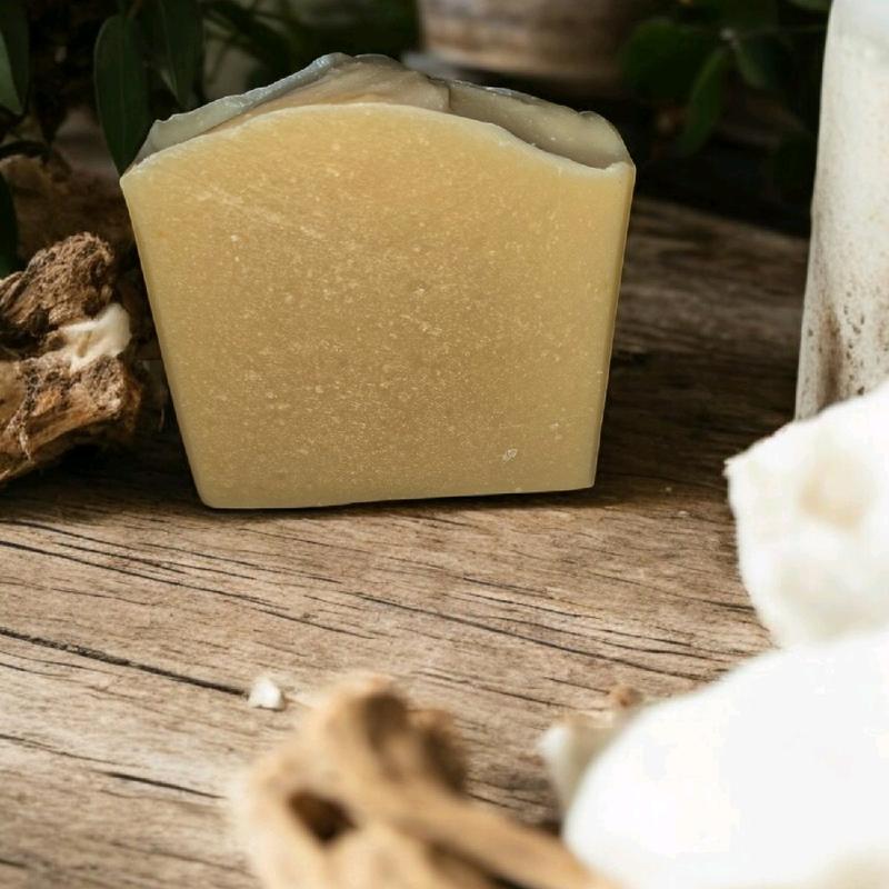 Sandalwood Grass-fed Beef Tallow and Goat Milk Soap for Sensitive Skin - Body Care