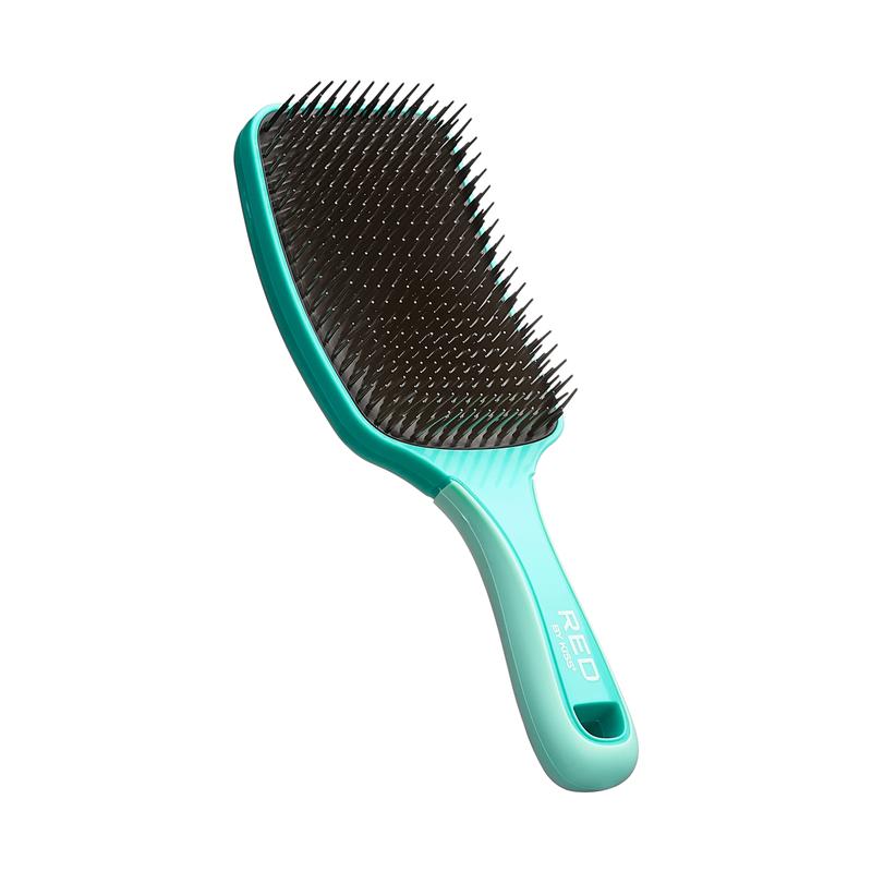 KISS Colors & Care Two-Tiered Wide-Paddle Wet Dry Detangling Brush