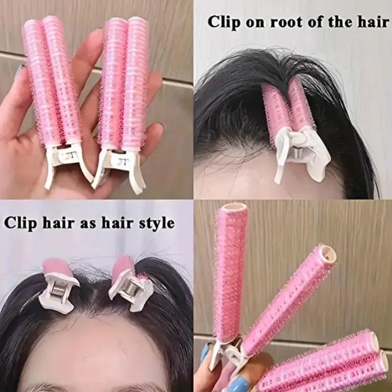 Hair Root Fluffy Clip, 6 Counts 12pcs set Hair Root Self Grip Hair Clip, Heatless Hair Styling Tool for Women & Girls, Hair Styling Accessories