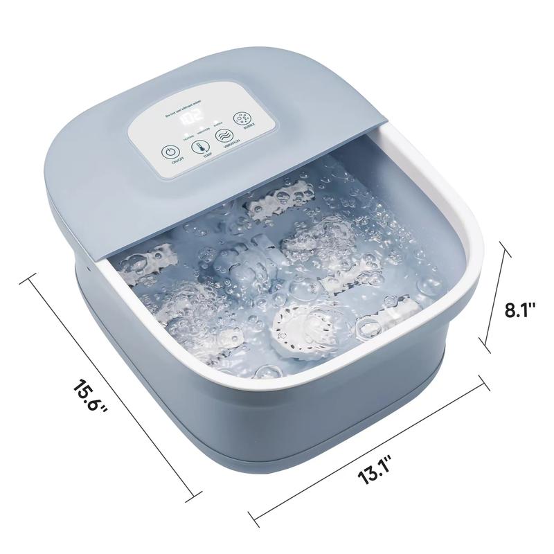 Heated Foot Spa, Household Foot Spa Machine, Electric Bath Massager with Bubbles, Massage Rollers & Vibration, Ultimate Relaxation & Foot Care, Perfect Christmas Gift