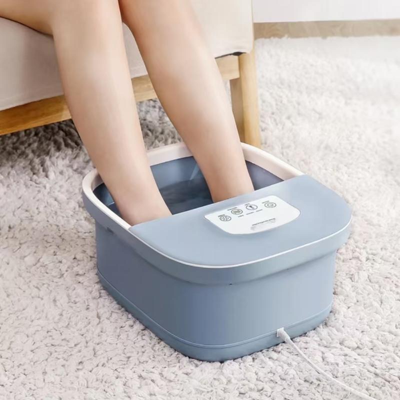 Heated Foot Spa, Household Foot Spa Machine, Electric Bath Massager with Bubbles, Massage Rollers & Vibration, Ultimate Relaxation & Foot Care, Perfect Christmas Gift