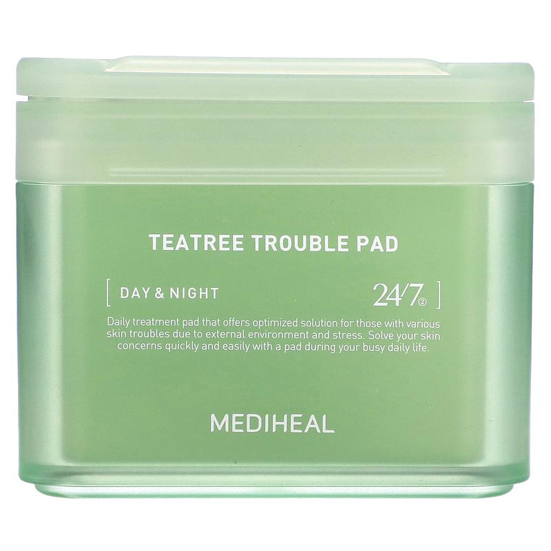 MEDIHEAL Tea Tree Trouble Pad, 100 Pads, 5.74 fl oz (170 ml)