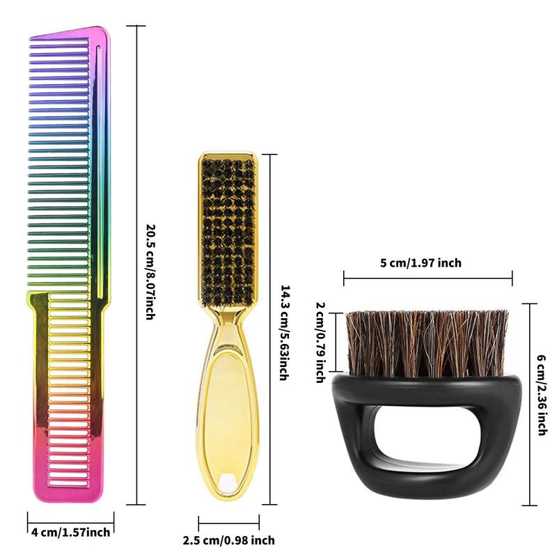 3pcs Hair Styling Comb Set, Wet And Dry Hair Comb, Professional Home And Salon Heatless Styling Tools Hairdressing Comb for Men And Women