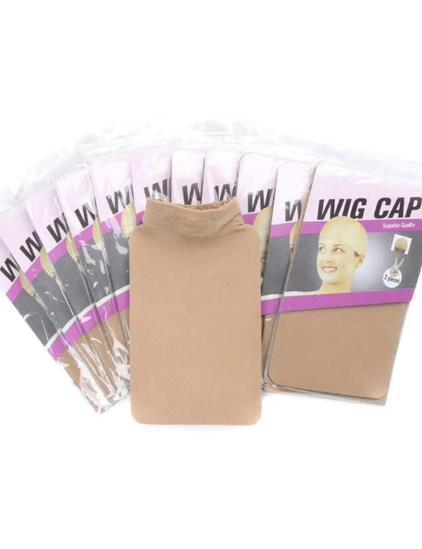 Brown Color Stocking Caps For Wigs Individual Wig Caps Transparent Wig Cap Invisible Hairnets Top Selling