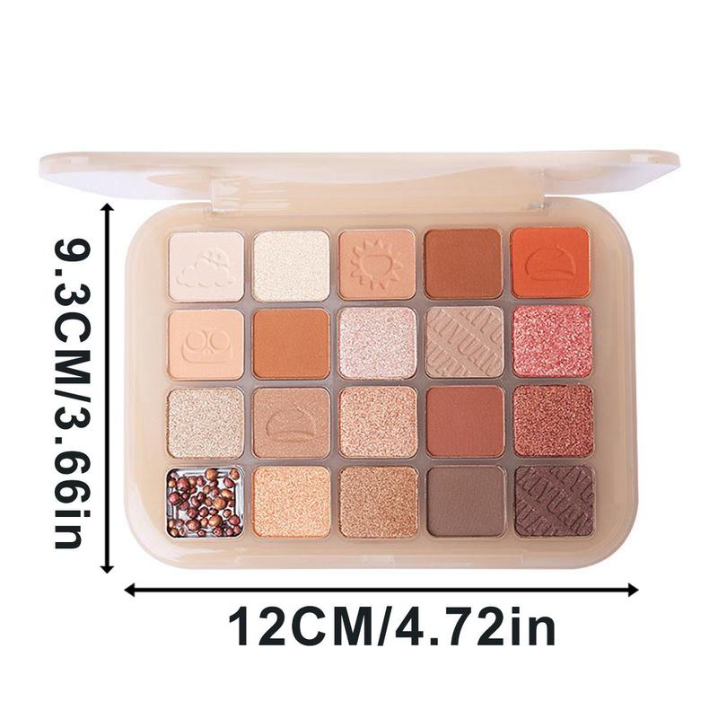 20 Color Makeup Eyeshadow Palette, Matte & Shimmer Eyeshadow Palette, Highly Pigmented, Long Lasting Eyeshadow Palette