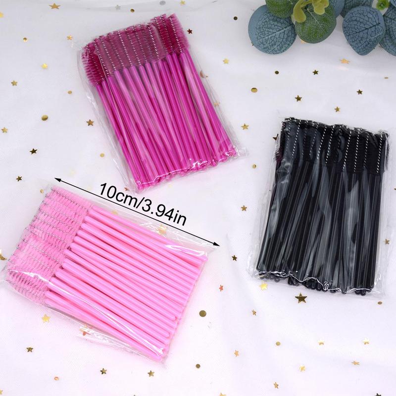 150pcs Mixed Color Eyelash Extension Brush, Disposable Eyelash Brushes, Professional Makeup Tools for Women