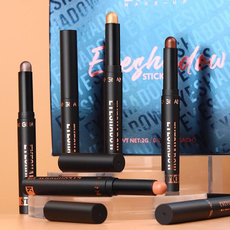 Long Lasting Eyeshadow Stick, 8pcs Waterproof Eyeshadow Pen, Eye Makeup Product for Women & Girls, Christmas Gift