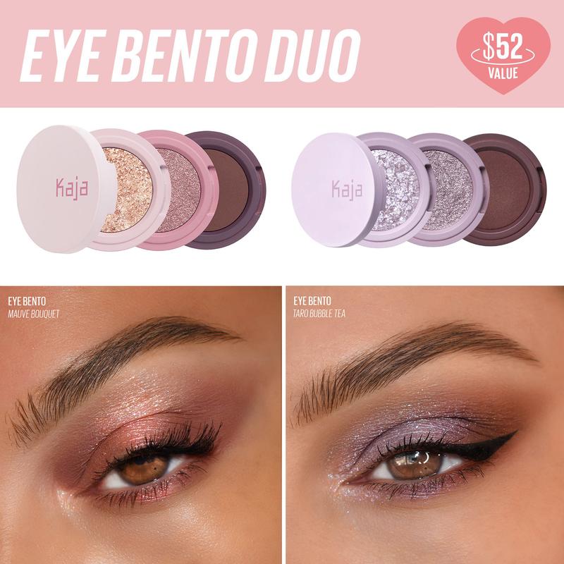 KAJA - Eye Bento Duo | Stacked Eyeshadow Trio Bundle Makeup Cosmetic Makeup Cosmetic