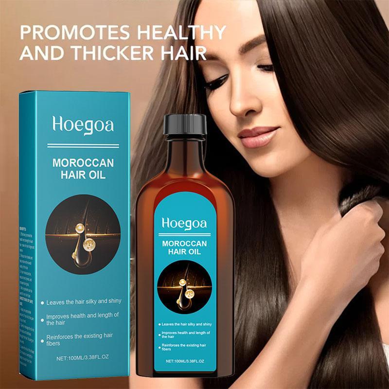 Moroccan Hair Oil, 2 Counts set Hair Care Oil for Dry & Frizzy Hair, Non-greasy Hair Care & Styling Product for Women & Men