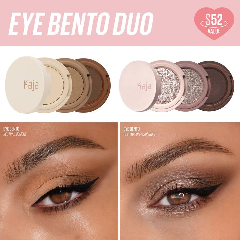 KAJA - Eye Bento Duo | Stacked Eyeshadow Trio Bundle Makeup Cosmetic Makeup Cosmetic