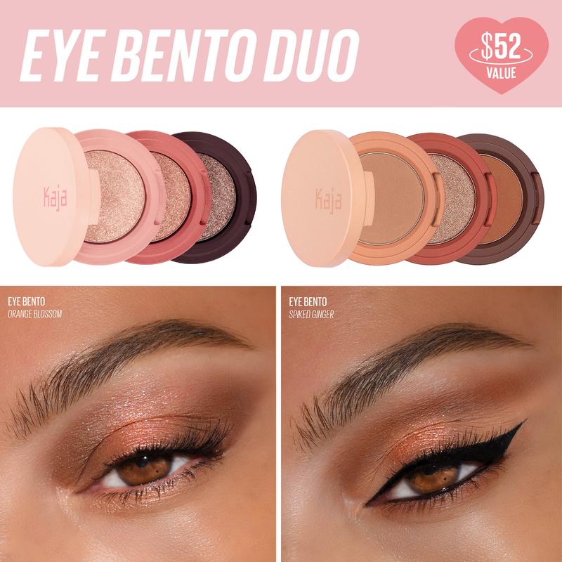 KAJA - Eye Bento Duo | Stacked Eyeshadow Trio Bundle Makeup Cosmetic Makeup Cosmetic