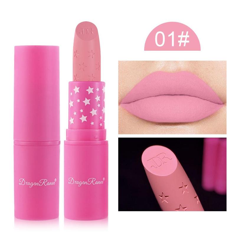 Matte Lipstick (1 Box), Waterproof Matte Lip Balm, Long Lasting Easy Coloring Lip Sticks, Suitable for All Occasions Lip Makeup, Girls and Women Makeup Accessories