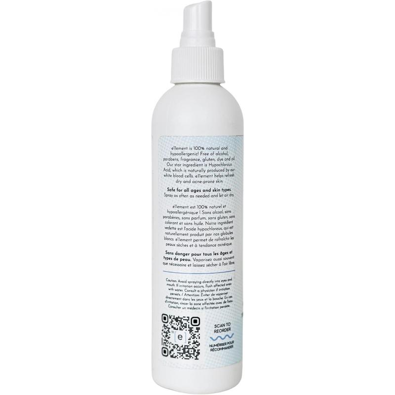 Hypochlorous Acid Face and Skin Spray - HOCL- Safe for use on Acne Prone Skin - Eczema - Dry Scalp - Post Procedure -Toner - Eye Lash Cleanser - Face and Hand Cleanser (Large 8 oz.) Moisturizers Skincare Skin Repair Comfort