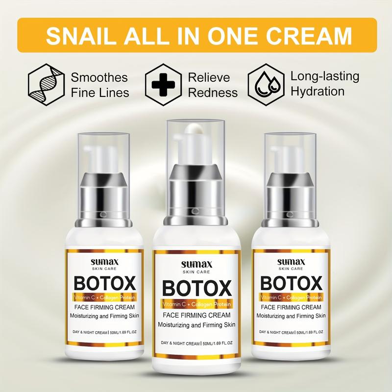 2 bottles of botulinum toxin facial tightening cream, containing collagen and vitamin C acid Skincare Lotion Skin Repair