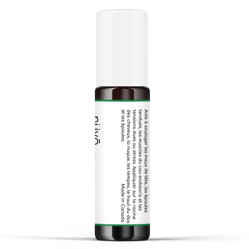 Nuvo Migraine Relief Roll-On, Made with Peppermint, Lavender, Eucalyptus, & Other Aromatherapy Essential Oils, for Headaches, Body Pain & Sore Muscles