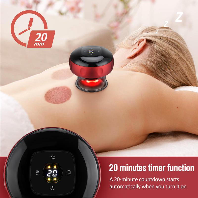 Electric cupping massager Vacuum suction cup EMS Ventosas anti-cellulite Magnet Therapy Scraping Fat burner