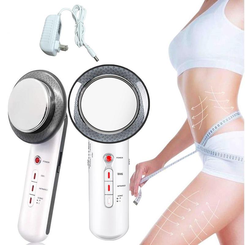 3-in-1 Multi-functional Body Massager, Plug-in Heat Vibration Massager for Abdominal, Waist, Arm, Leg, Hip, Beauty Tool, Body Care Massage Tool, Gifts for Halloween Christmas Birthday