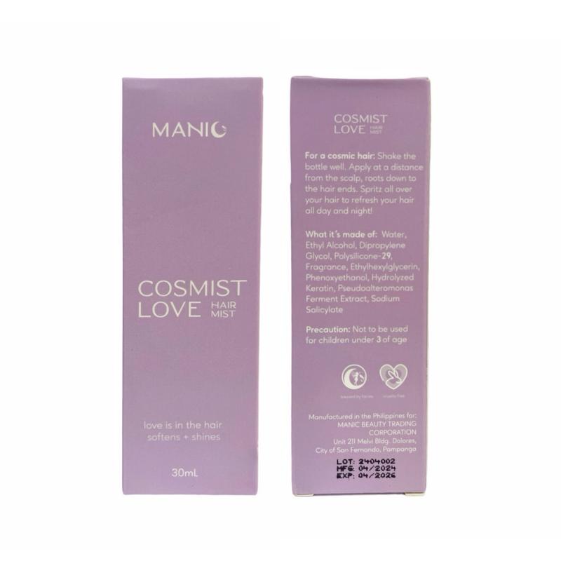 Manic Beauty Cosmic Love Hair Mist, 30ml