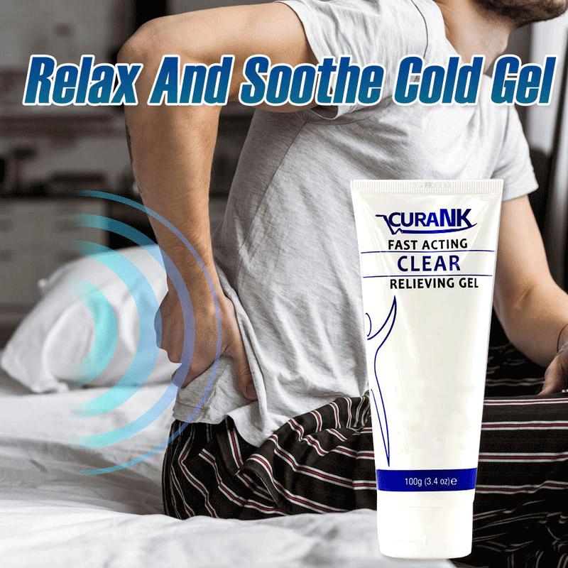 Soothing Cooling Gel 100g, Relieving Body Gel, Cooling with Menthol and Frankincense, Helps Relieve Muscle Tension, Relax your waist, legs, knees, shoulders and neck to relieve fatigue, Sports Soothing Cooling Gel Body Care Lotions