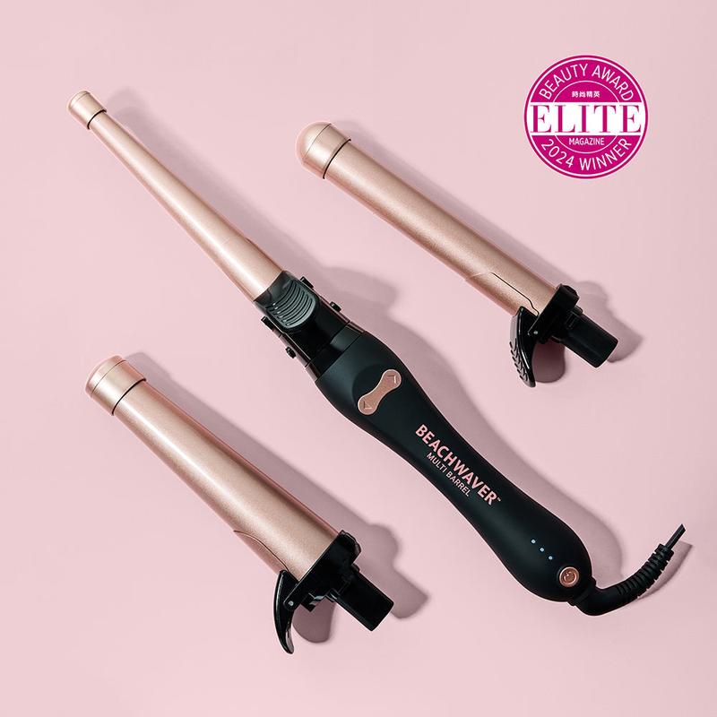 Multi Barrel Beachwaver - Midnight Rose