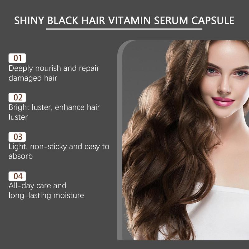 Aloe Vera Hair Vitamin Capsule, 30pcs box Hydrating Hair Care Serum for Strengthening Hair, Nourishing Hair Care Product for Women