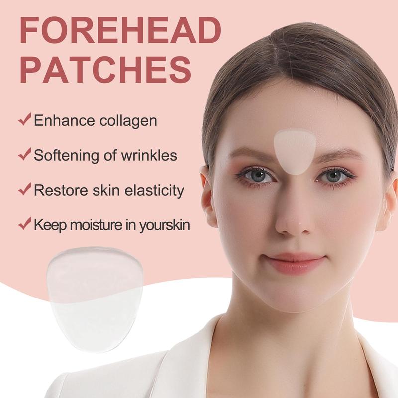 Forehead Patches, 6 Counts set Transparent Gel Forehead Patches, Moisturizing Forehead Patches, Skin Care Products for Women & Men