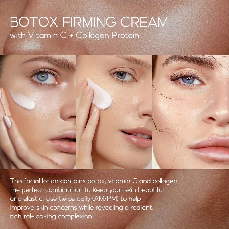 2 bottles of botulinum toxin facial tightening cream, containing collagen and vitamin C acid Skincare Lotion Skin Repair