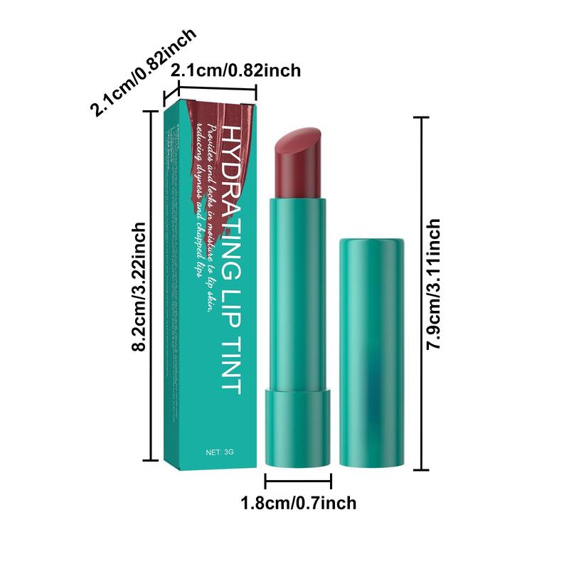 Moisturizing Lip Balm - Moisturizing Lip Care Lip Gloss, Lightens Lip Lines, Dryness and Cracks, Removes Dead Skin, Moisturizes, Hydrates, Plumps and Moisturizes Lip Gloss - 2 Pieces Dark Berry