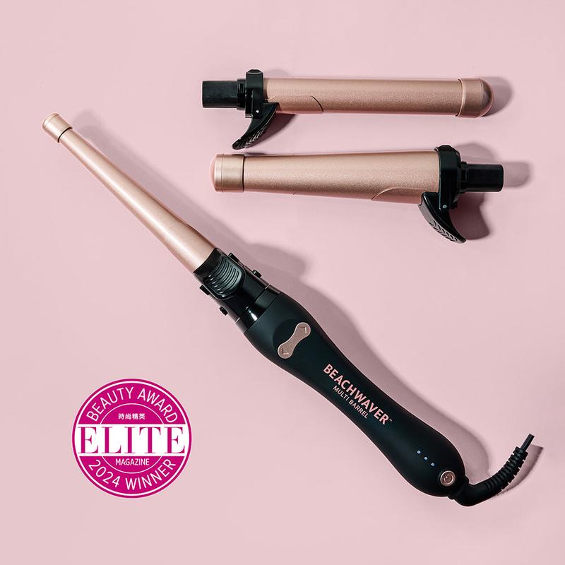 Multi Barrel Beachwaver - Midnight Rose