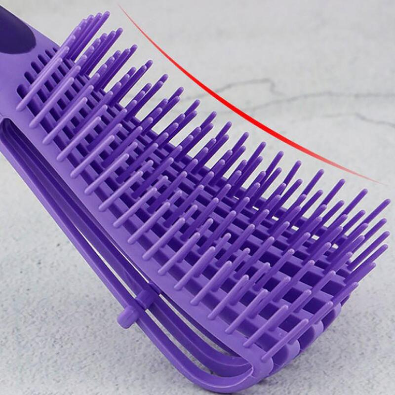 Detangling Brush, Hair Detangling Brush, Curved & Hollow Design Massage Comb, Scalp Massage Tools for Kids & Adults, Christmas Gift