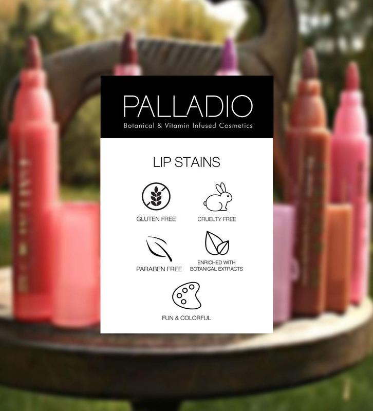 Palladio Lip Stain, Hydrating and Waterproof Formula, Matte Color Look, Longlasting All Day Wear Lip Color, Smudge Proof Natural Finish, Precise Chisel Tip Marker, Orchid