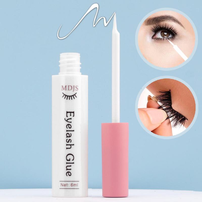 Strong Hold Quick Drying Eyelash Glue, Long Lasting Waterproof Eyelash Adhesive for Eyelash Extensions, Eye Makeup Product for Women & Girls, Christmas Gift