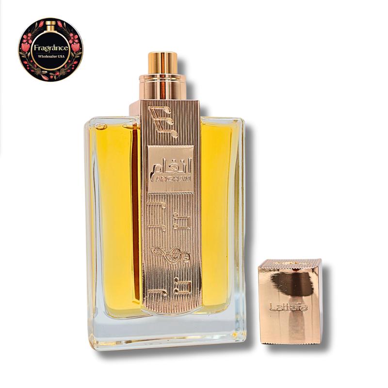 Lattafa Perfumes Angham Eau de Parfum Spray 3.4FL.OZ - Oriental Vanilla Fragrance for Women and Men Scented Scent Aroma Cologne Cosmetic lattafa angham