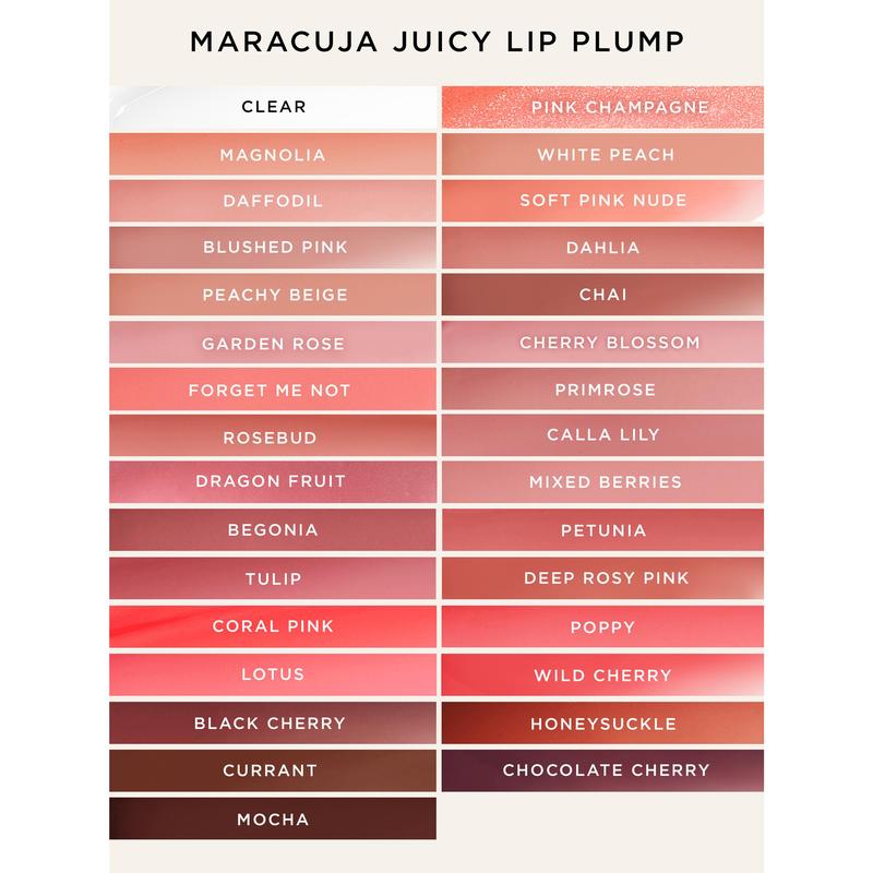 tarte maracuja juicy lip plump - glossy plump finish