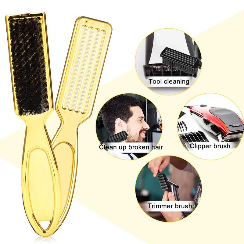 Hair Dressing Massage Comb, Barber Blade Cleaning Brush, Professional Hairdressing Styling Tools for Salon & Barber