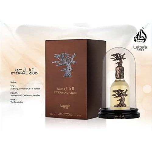 Lattafa Perfumes Eternal Oud EDP 3.4 oz Unisex Fragrance