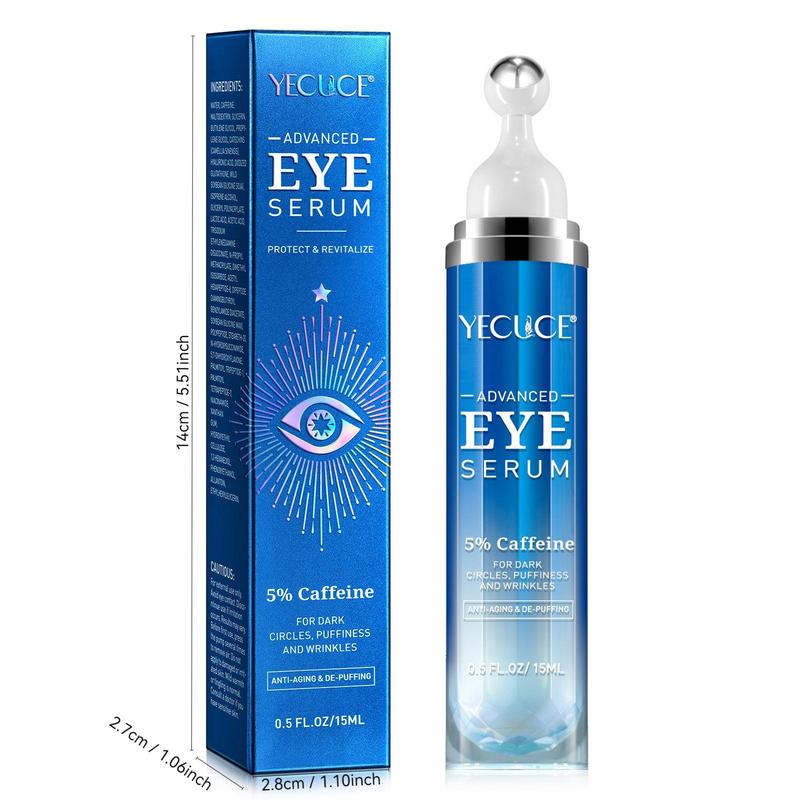 Caffeine Eye Serum, Moisturizing Eye Cream, Eye Care Product for Women & Men, Daily Skincare Product for Eye Skin