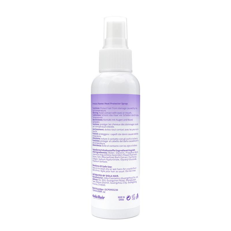 Hair Heat Protectant Spray Protect Hair Up To 450 F From Flat Iron, Curling Iron & Hair Blow Dryer, Prevents Repair Damage & Breakage And Split Ends