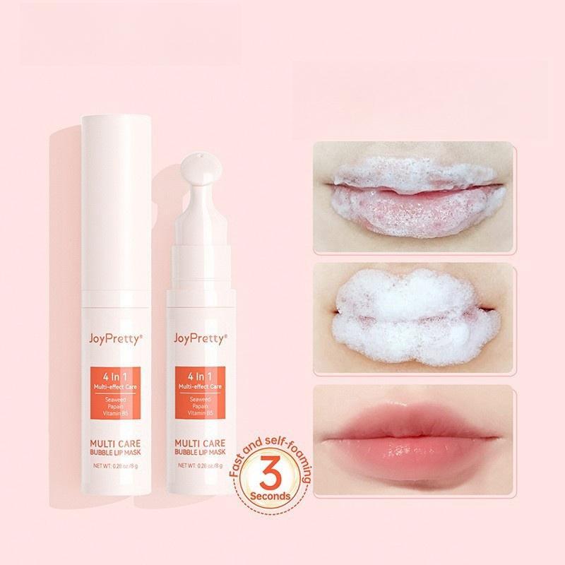 4-in-1 Lip Treatment – Bubble Balm for Makeup Removal & Nourishing Moisture