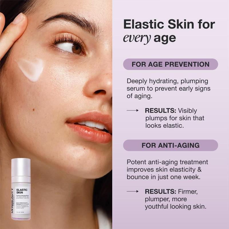 Elastic Skin Anti-Aging Growth Factor Serum Skincare Vegan Moisture Moisturizer Cream Firming