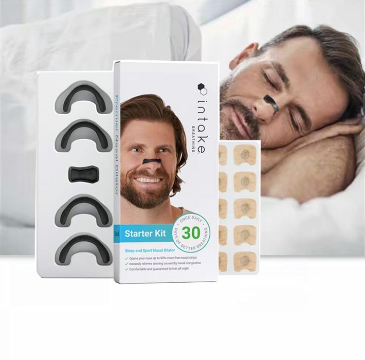 Anti-Snoring Nose Clip & MagneticNasal Strips Kit -lmprove Breathing,Enhance Sports Performance and SleepQuality