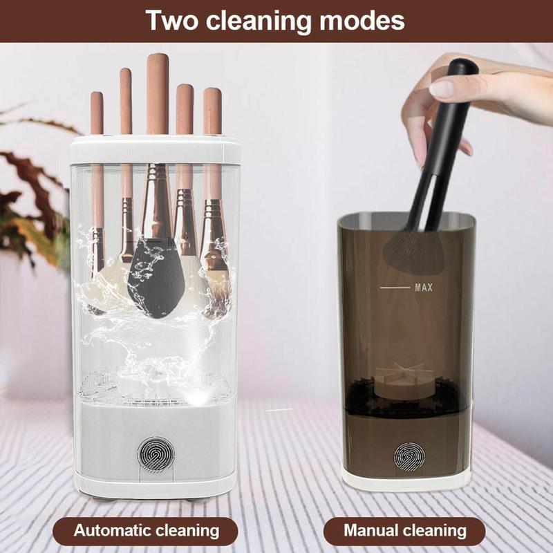 Electric Makeup Brush Cleaning Machine, USB Rechargeable Makeup Brush Cleaner, Multifunctional Makeup Tool for Women & Girls