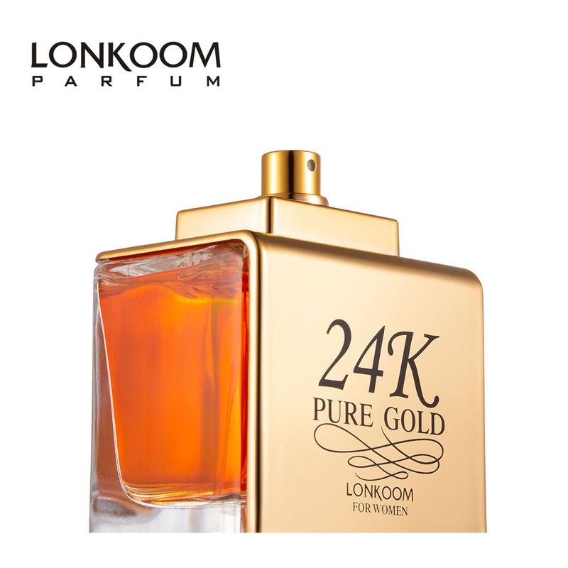 24k gold pink EDP 100ml perfume Sweet Vanilla Sweet Fruity Perfume Long Lasting 4-6 hours Perfume for Women & Men Sweet Fruity Original Authentic