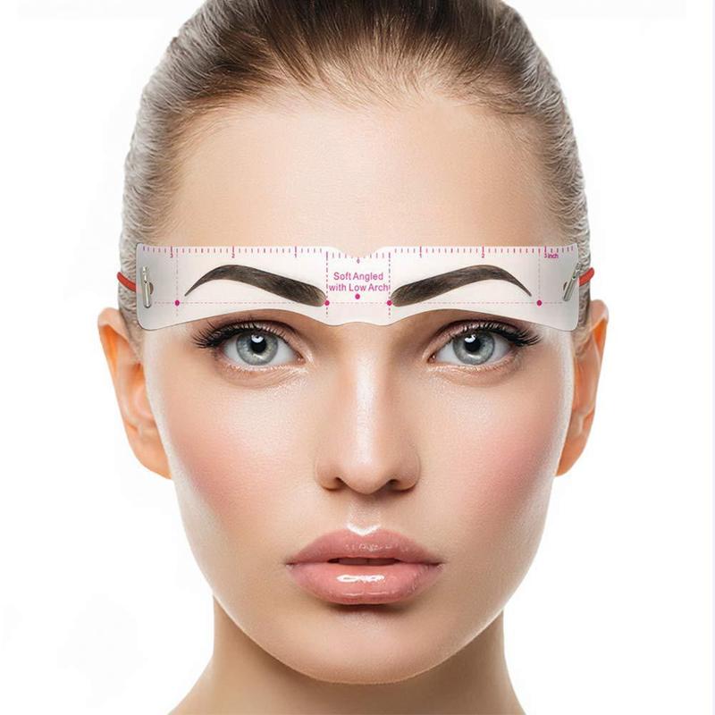 Headband Eyebrow Template, Headband Eyebrow Auxiliary Tool, Eyebrow Drawing Tool, Eye Brow Stencils, Eye Makeup Tool for Women Eyebrow Shaping