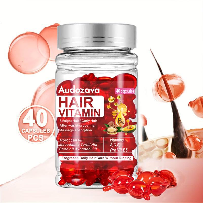 Hair Vitamin Capsule, 1 Boxes Hair CareSerum Capsule, Moisturizing Hair Oil Serum,Nourishing Hair Care Product for Women &Men